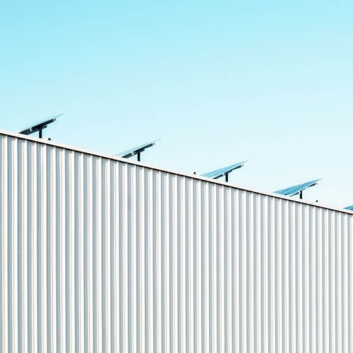 Solar Heaters On Roof Top