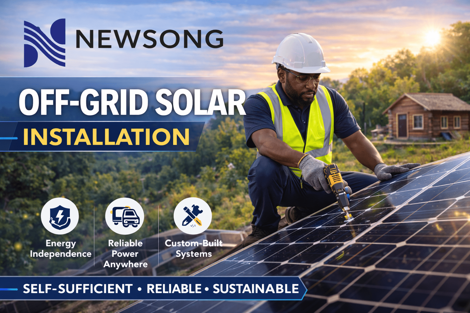 Off-Grid Solar Installation